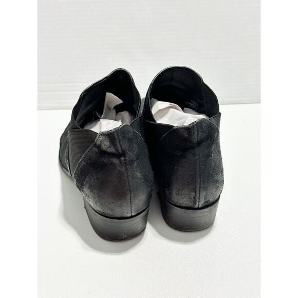 Lucky Brand Baqira Women's Suede Leather Pull-On Ankle Booties Black Size 10 - Picture 7 of 14